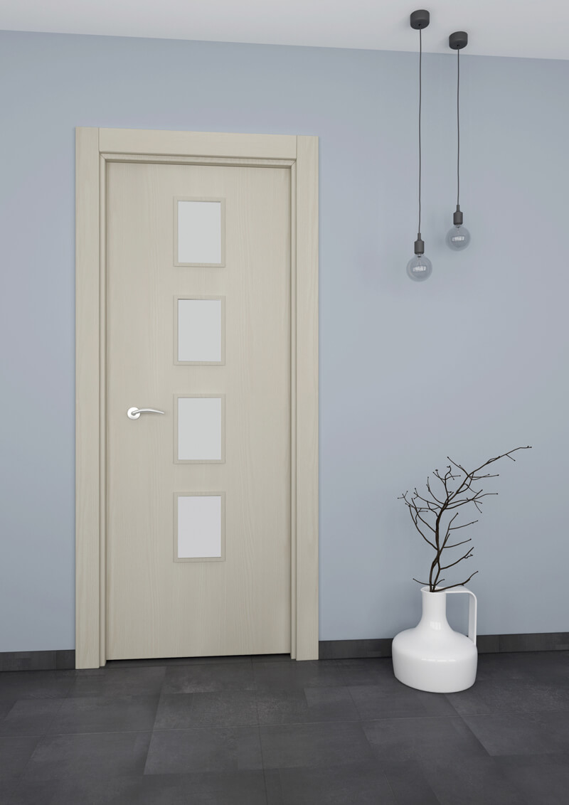 Puerta de interior lisa en aluminio Nazan 100 4VE Puerta de interior lisa en aluminio Nazan 100 4VE