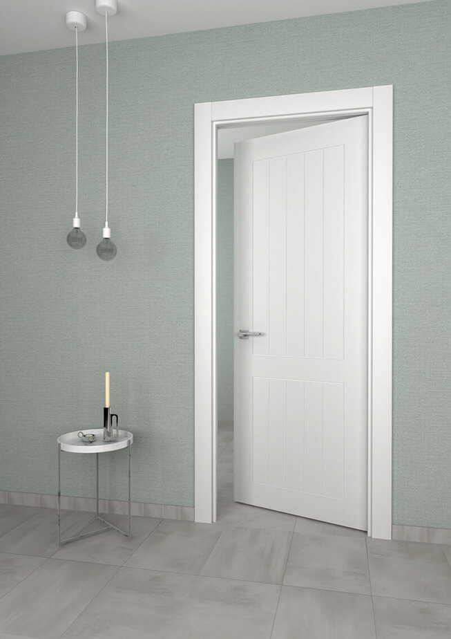 Puerta de interior fresada en aluminio Nazan 200 2PF Puerta de interior fresada en aluminio Nazan 200 2PF