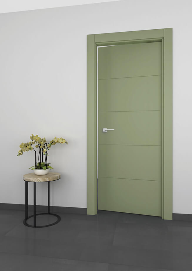 Puerta de interior fresada en aluminio Nazan 200 4FH1 Puerta de interior fresada en aluminio Nazan 200 4FH1