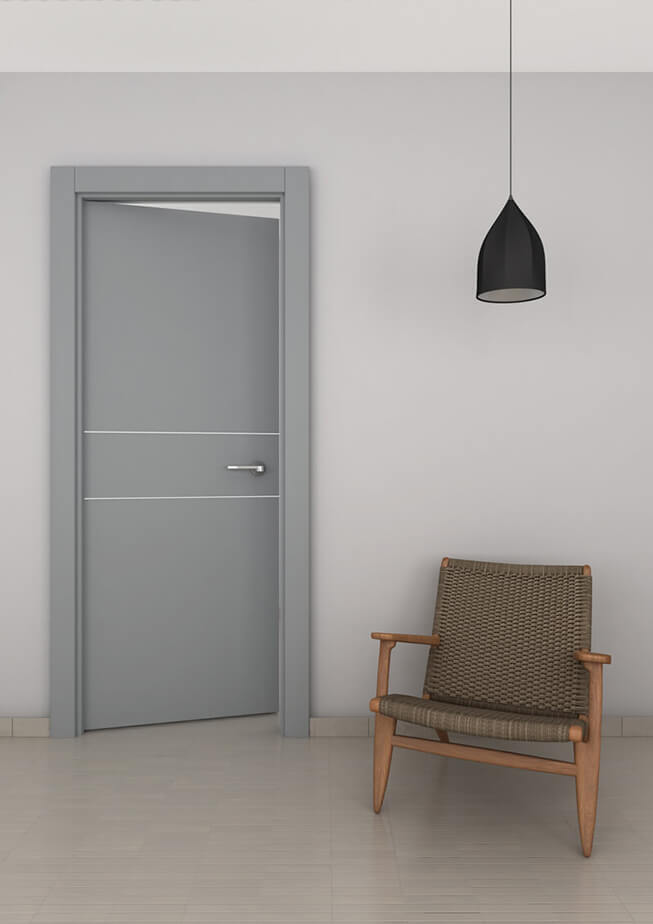 Puerta de interior incrustación en aluminio Nazan 300 2IH1 Puerta de interior incrustación en aluminio Nazan 300 2IH1