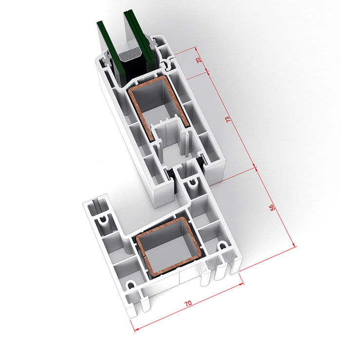 Ventana corredera PVC Ómicron