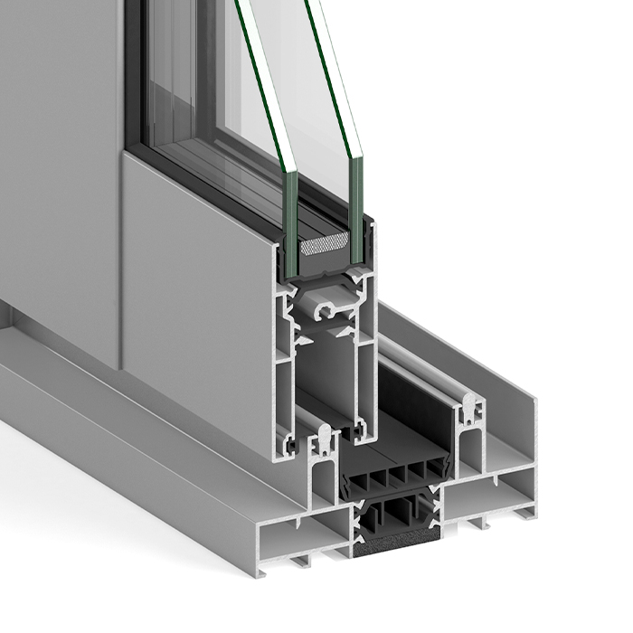 Ventana corredera elevable de aluminio Artis