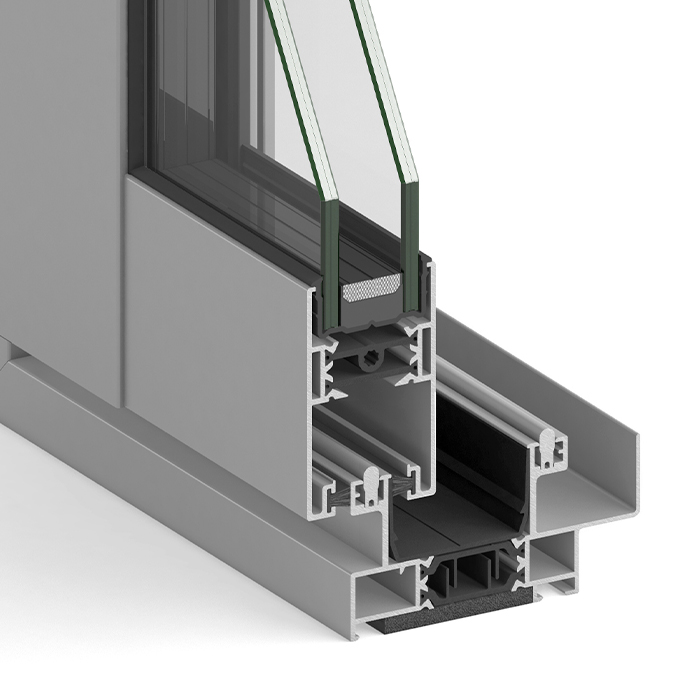 Ventana corredera de aluminio Artis