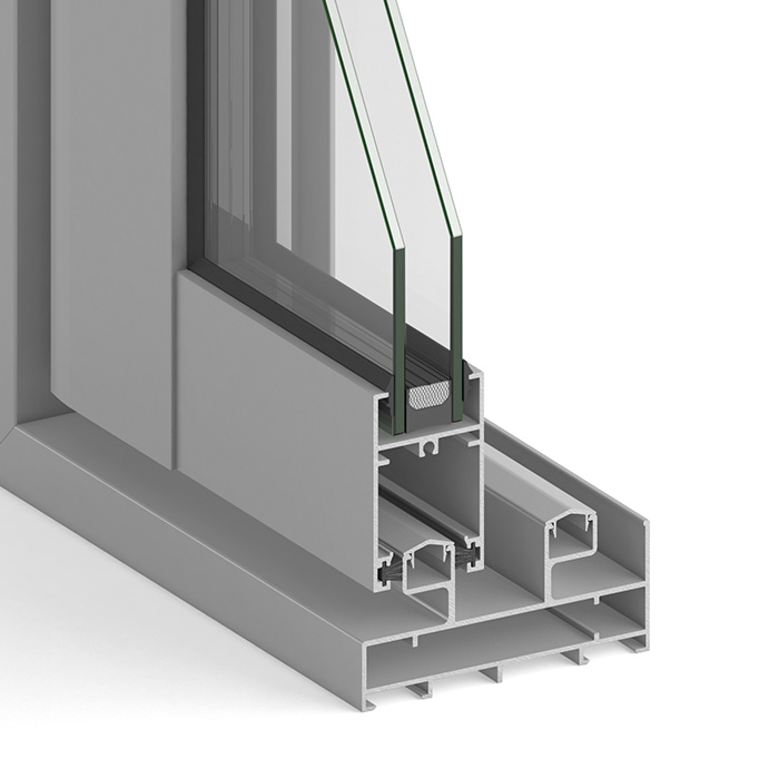 Ventana corredera de aluminio Iris