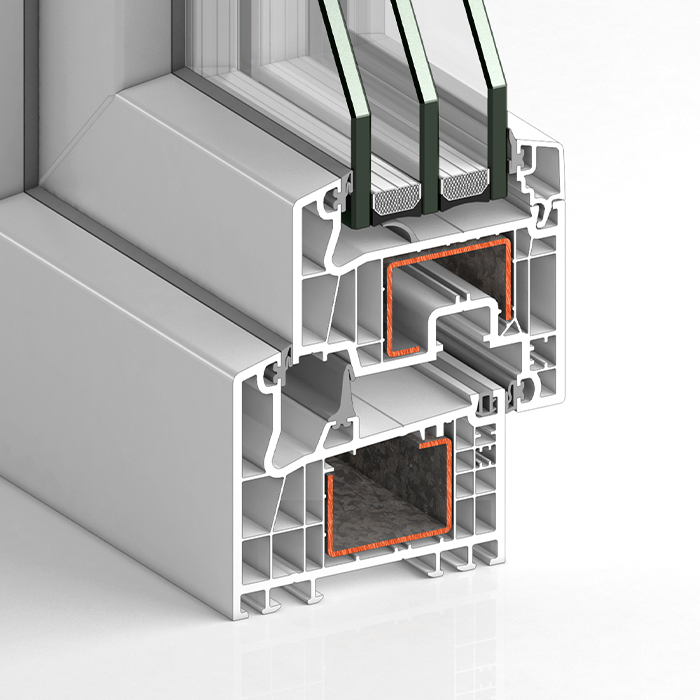 Ventana practicable PVC Crono